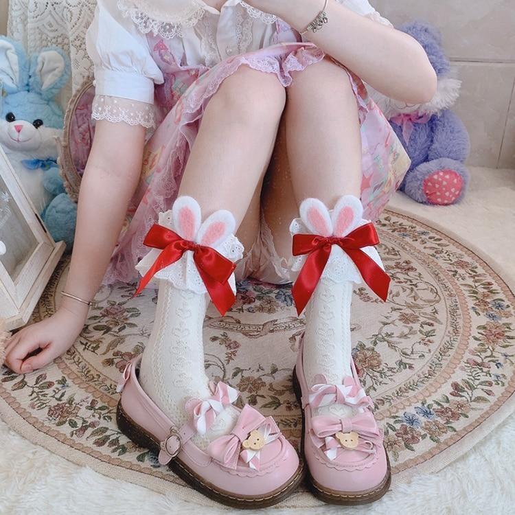 Lace Baby Bun Sockies