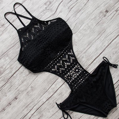 Lace One Piece Swimsuit