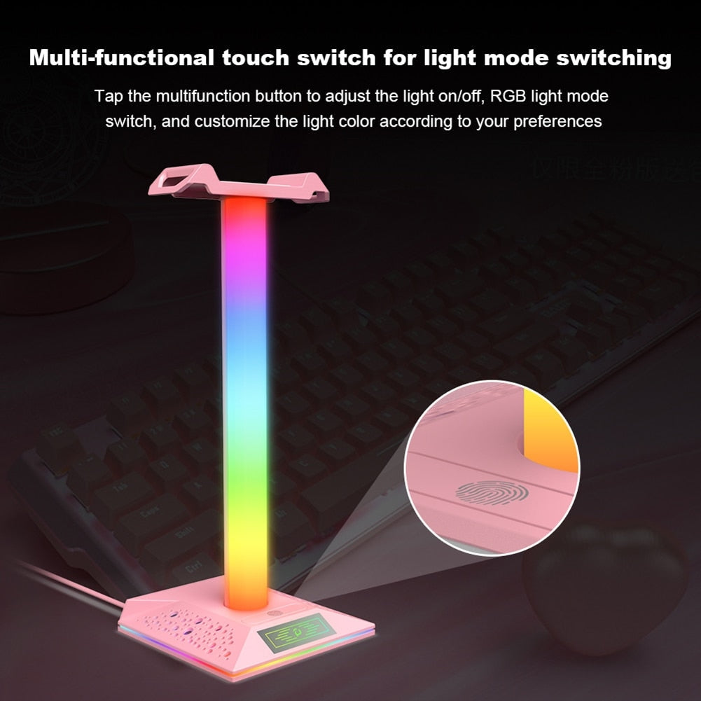 LED Headset Stand & Display