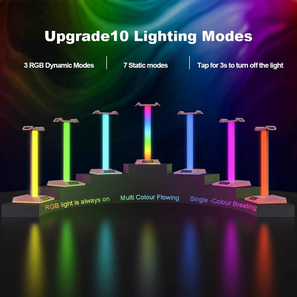 LED Headset Stand & Display