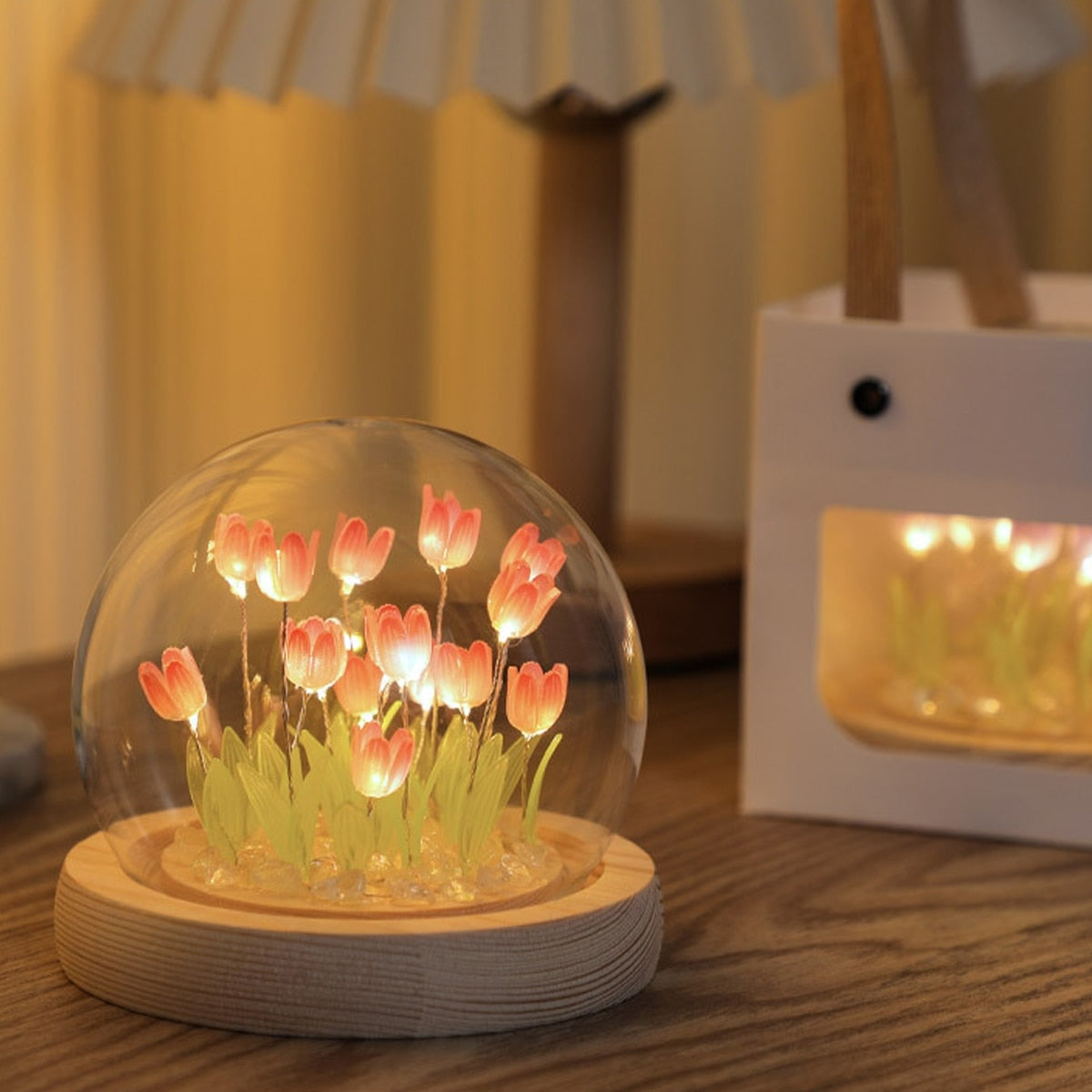 LED Tulip Nightlight Globe