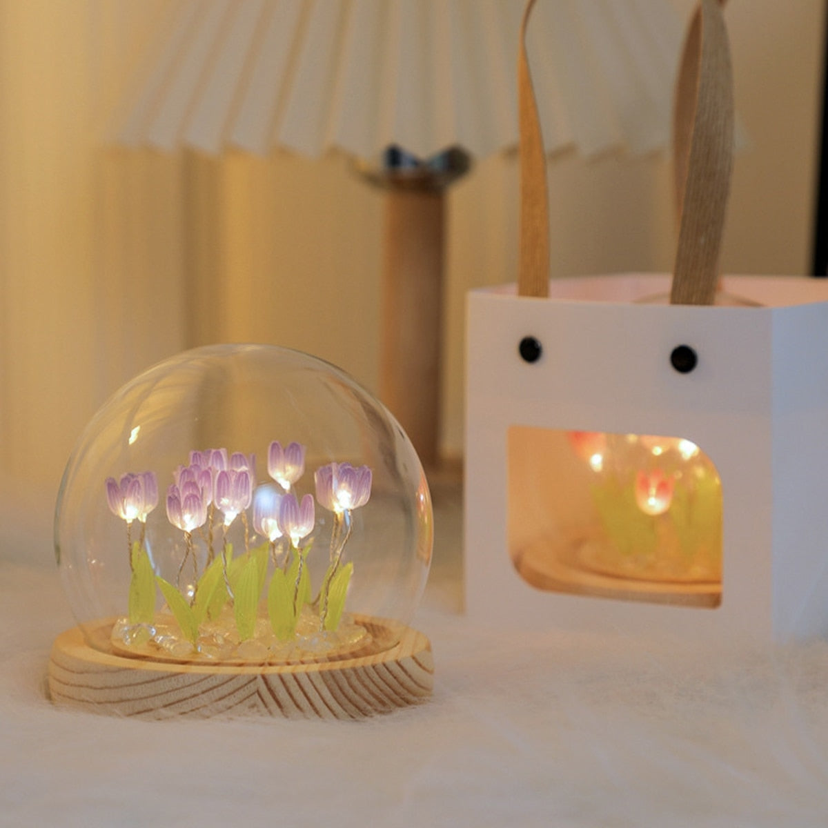 LED Tulip Nightlight Globe