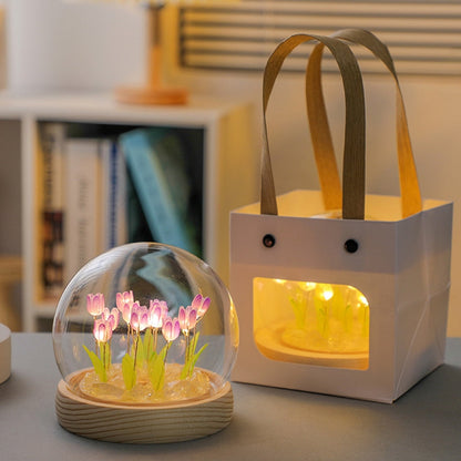 LED Tulip Nightlight Globe