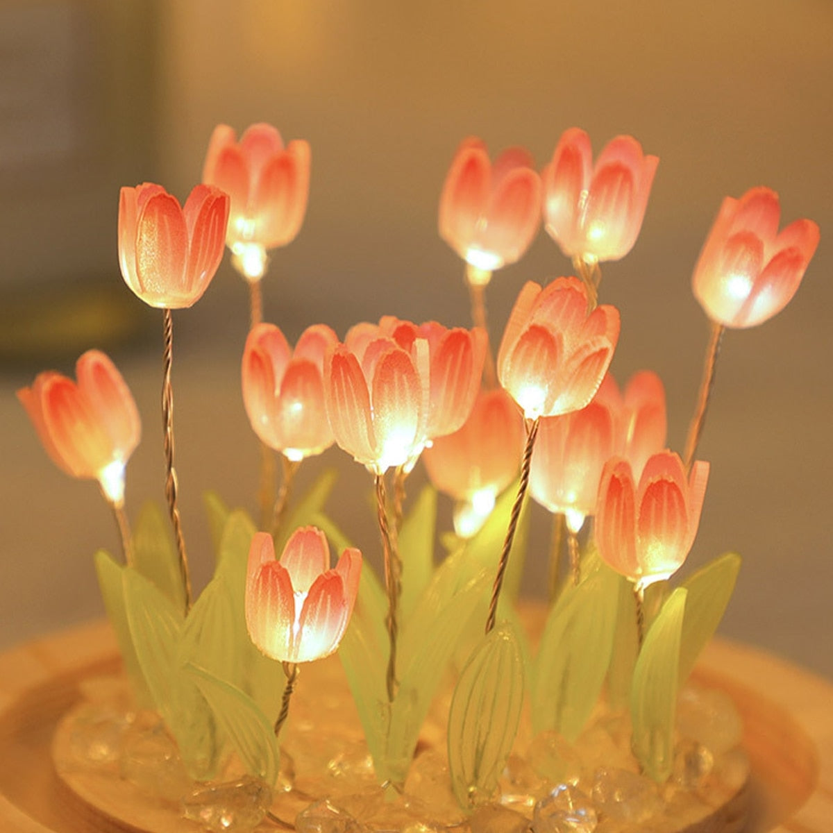 LED Tulip Nightlight Globe