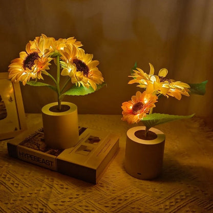 Light-Up Sunflower Desk Lamp