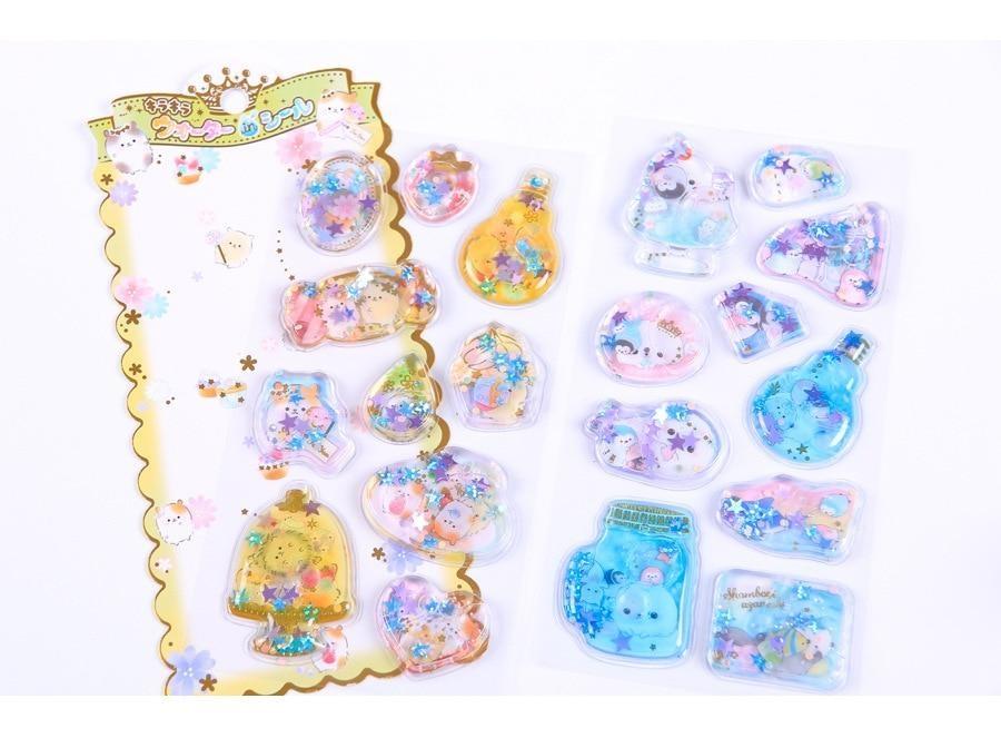 Puffy Glitter Stickers