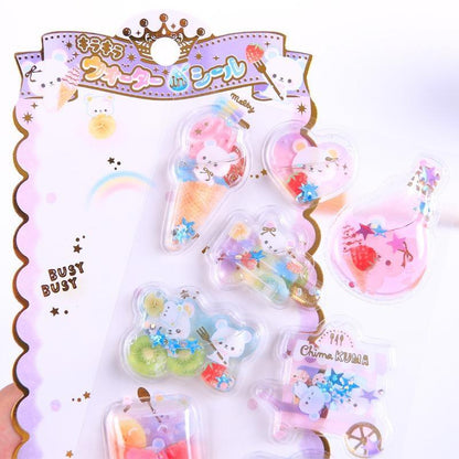 Puffy Glitter Stickers