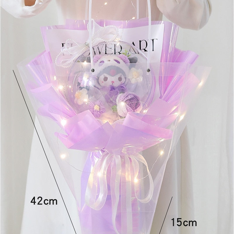 Luxury Floral Kawaii Plush Bouquets