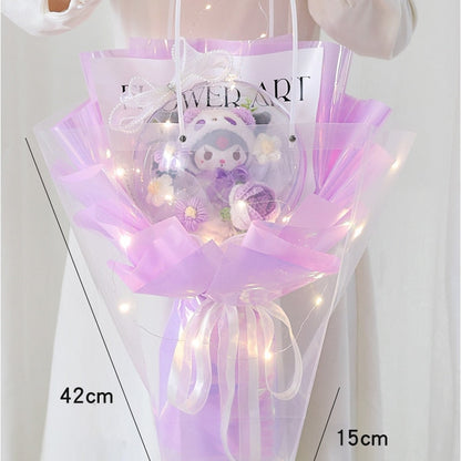 Luxury Floral Kawaii Plush Bouquets