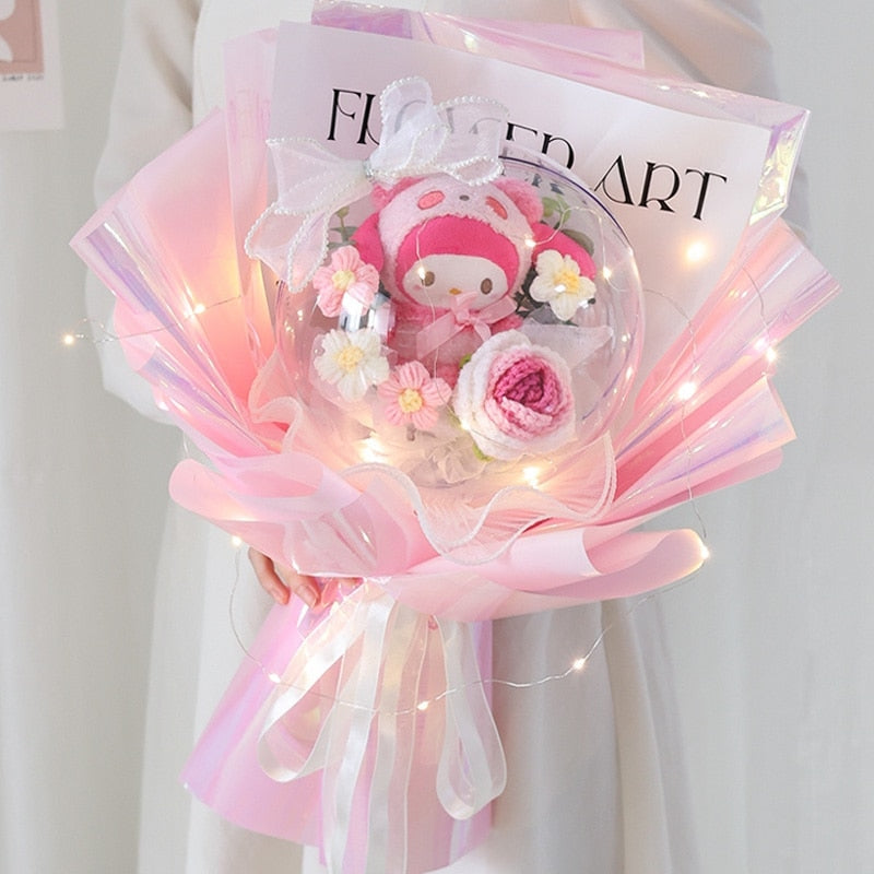 Luxury Floral Kawaii Plush Bouquets