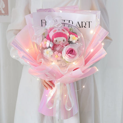 Luxury Floral Kawaii Plush Bouquets