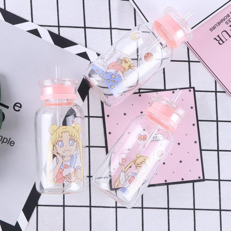 Magical Girl Glass Bottles