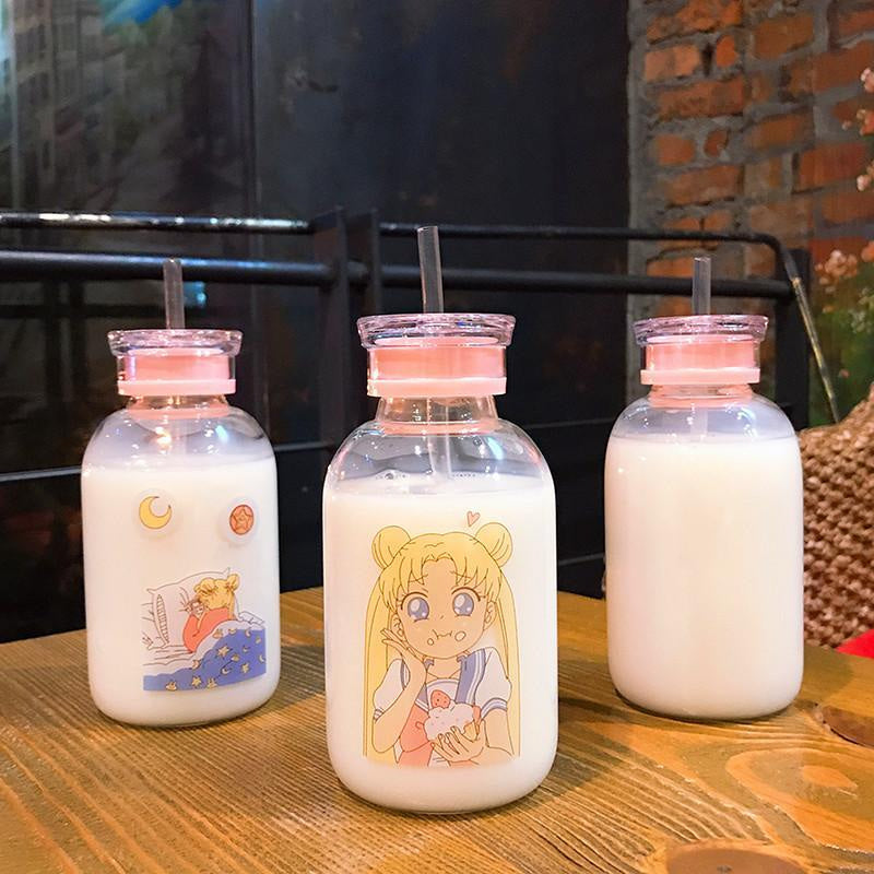 Magical Girl Glass Bottles