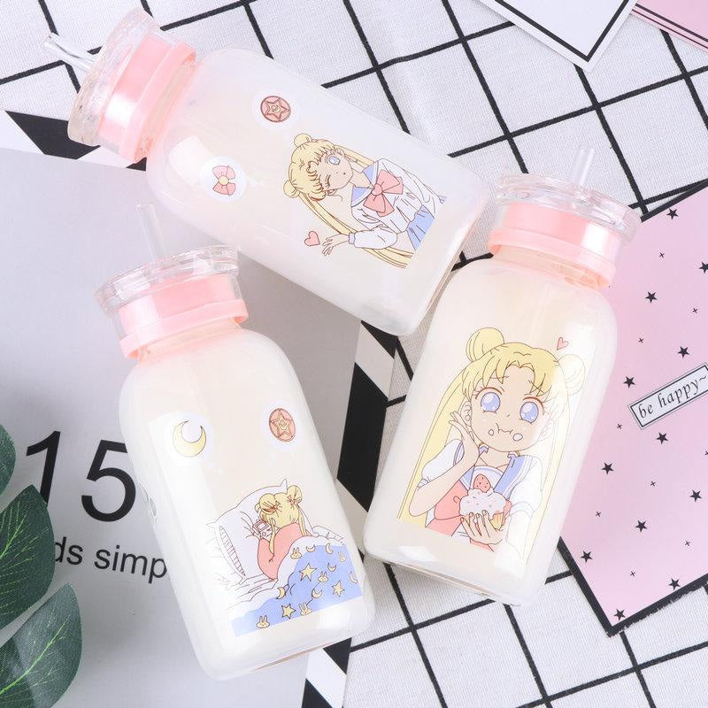 Magical Girl Glass Bottles