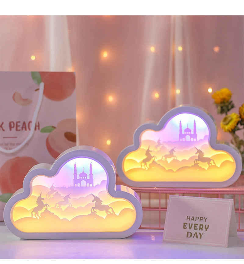 Majestic Cloud Unicorn Night Light