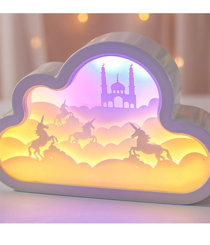 Majestic Cloud Unicorn Night Light