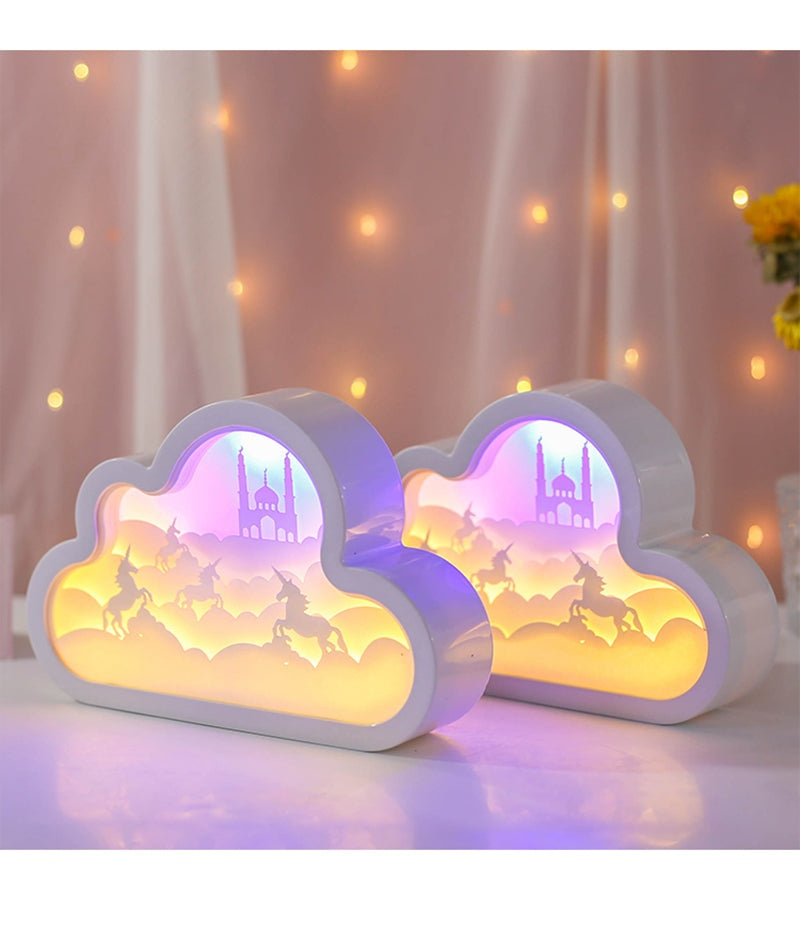 Majestic Cloud Unicorn Night Light