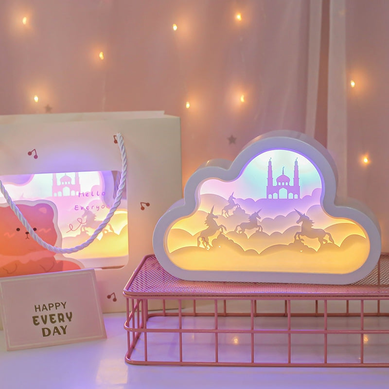 Majestic Cloud Unicorn Night Light