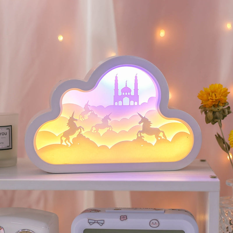 Majestic Cloud Unicorn Night Light