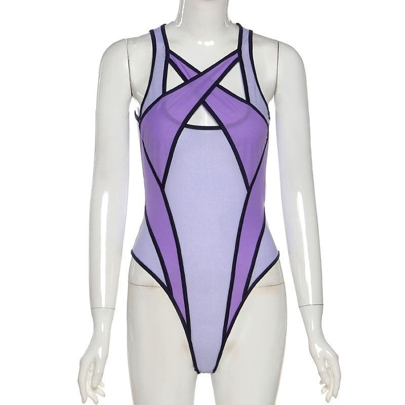 Mesh Criss Cross Monokini