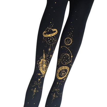 Midnight Steampunk Tights