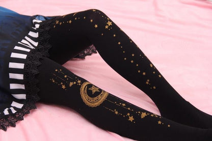 Midnight Steampunk Tights