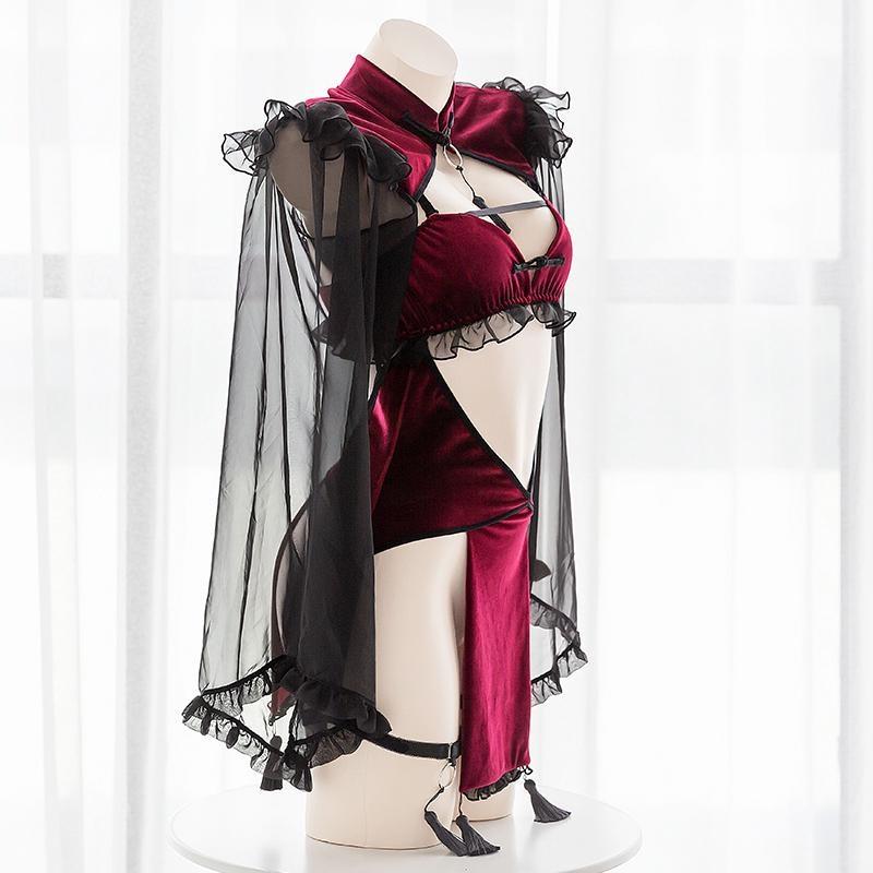 Midnight Witch Cosplay Lingerie Set