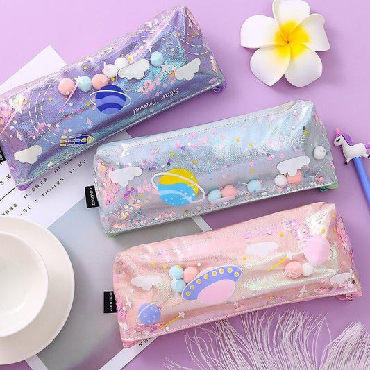 Milky Galaxy Cosmetic Bag