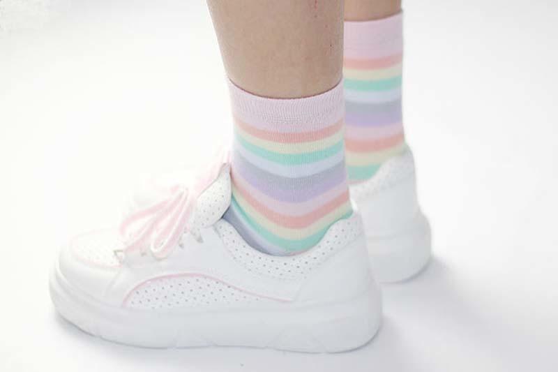 Milky Rainbow Socks