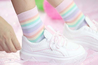 Milky Rainbow Socks