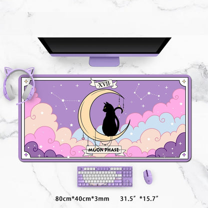 Moon Magic Neko Gaming Mousepad