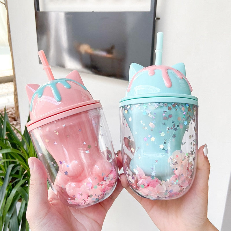 Neko Milkshake Shaped Cup