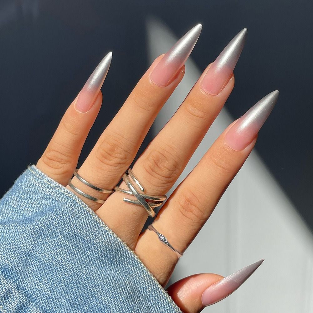 Ombre Cat Claws Press On Nails