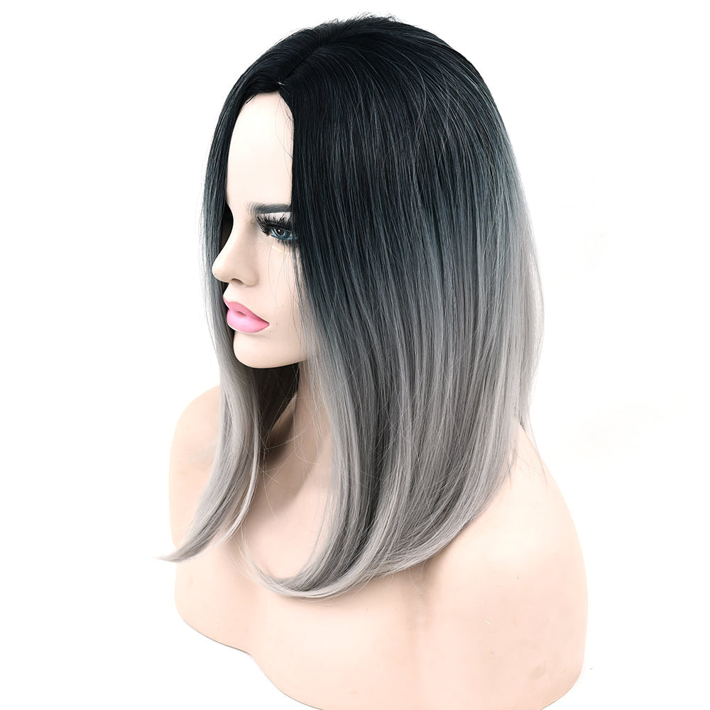 Ombre Medium Length Wigs