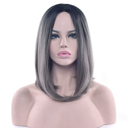 Ombre Medium Length Wigs