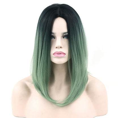 Ombre Medium Length Wigs