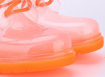 Ombre Transparent Rain Boots