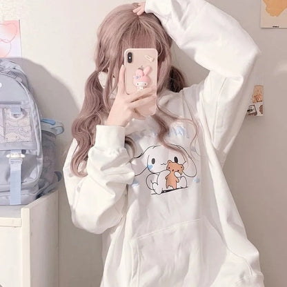 Oversized Cinnamoroll Hoodie