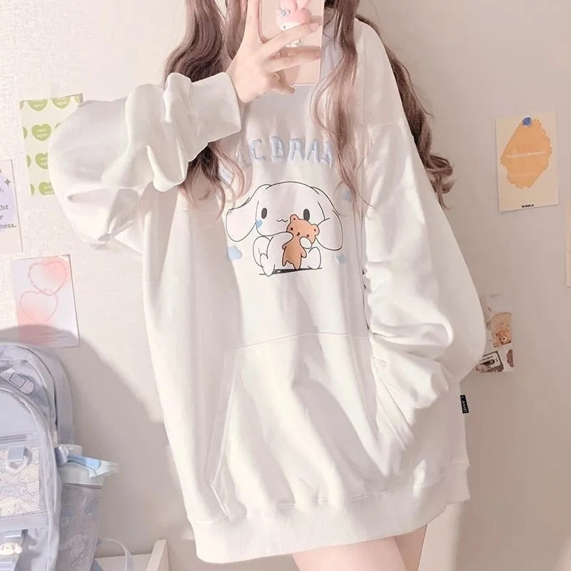 Oversized Cinnamoroll Hoodie