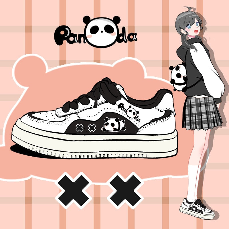 Panda Playtime Casual Sneakers