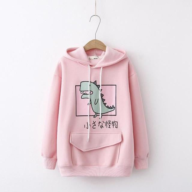 Pastel Dino Hoodie