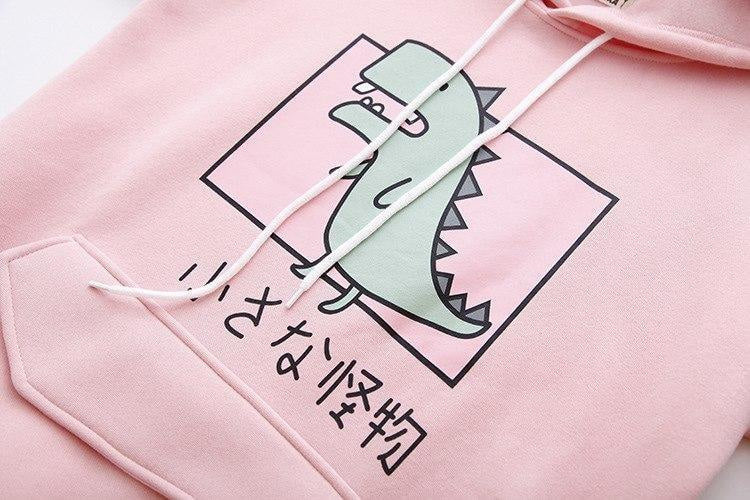 Pastel Dino Hoodie