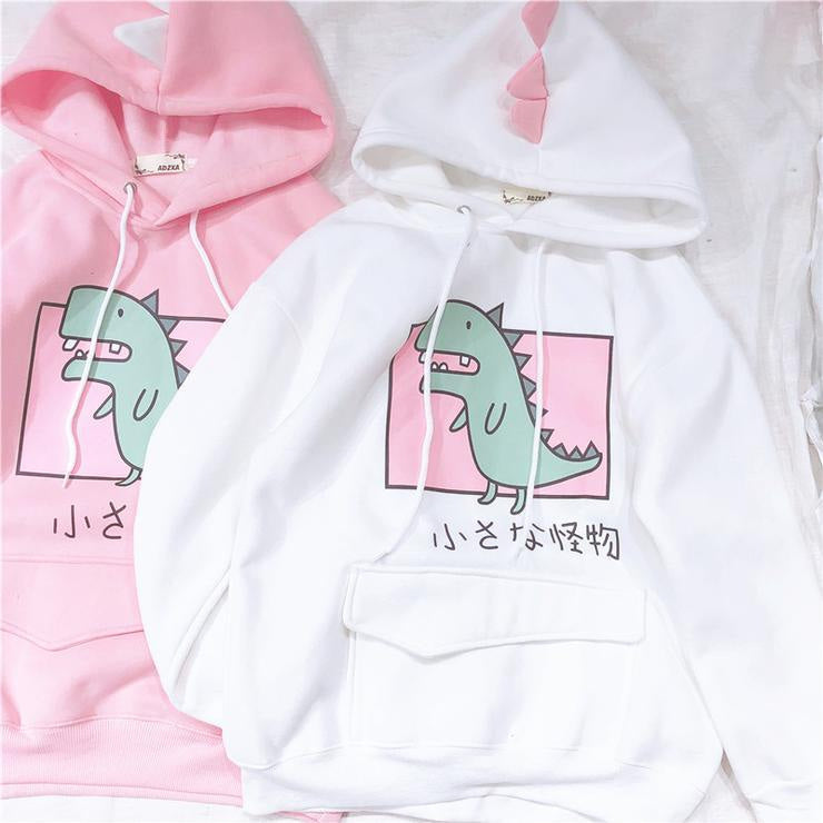 Pastel Dino Hoodie