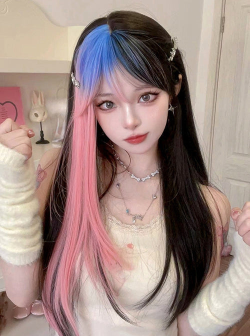 Pastel Goth Peekaboo Wig