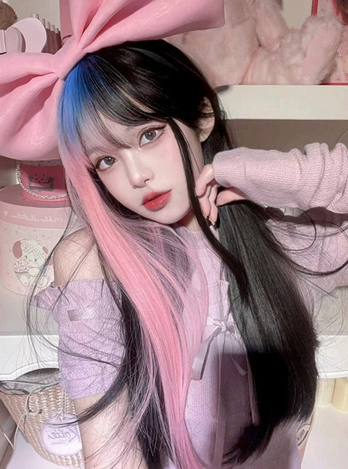 Pastel Goth Peekaboo Wig