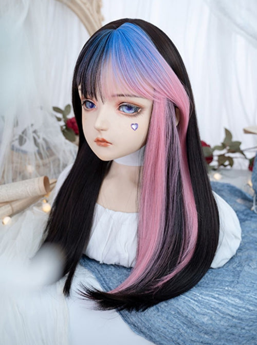 Pastel Goth Peekaboo Wig