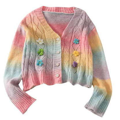 Pastel Rainbow Cardigan