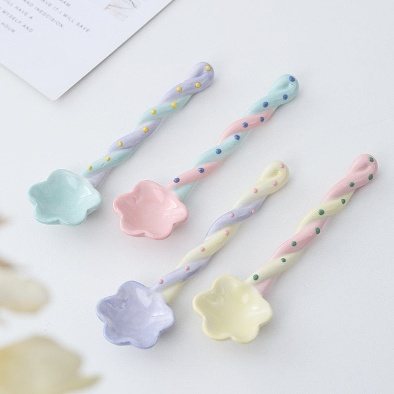 Pastel Star Spoons