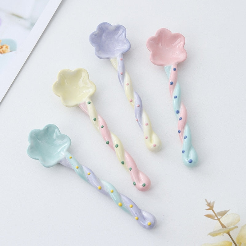 Pastel Star Spoons