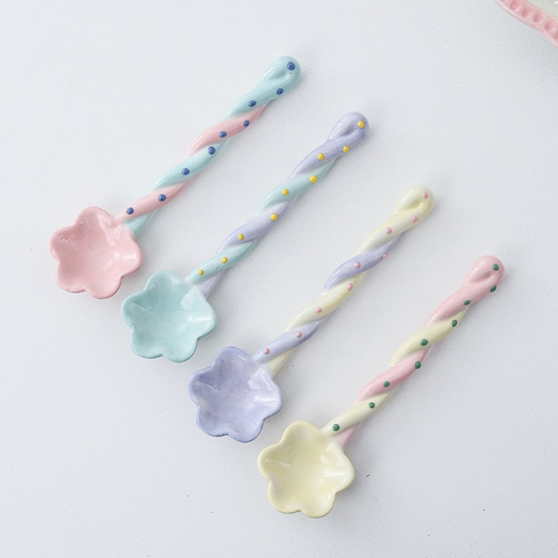 Pastel Star Spoons